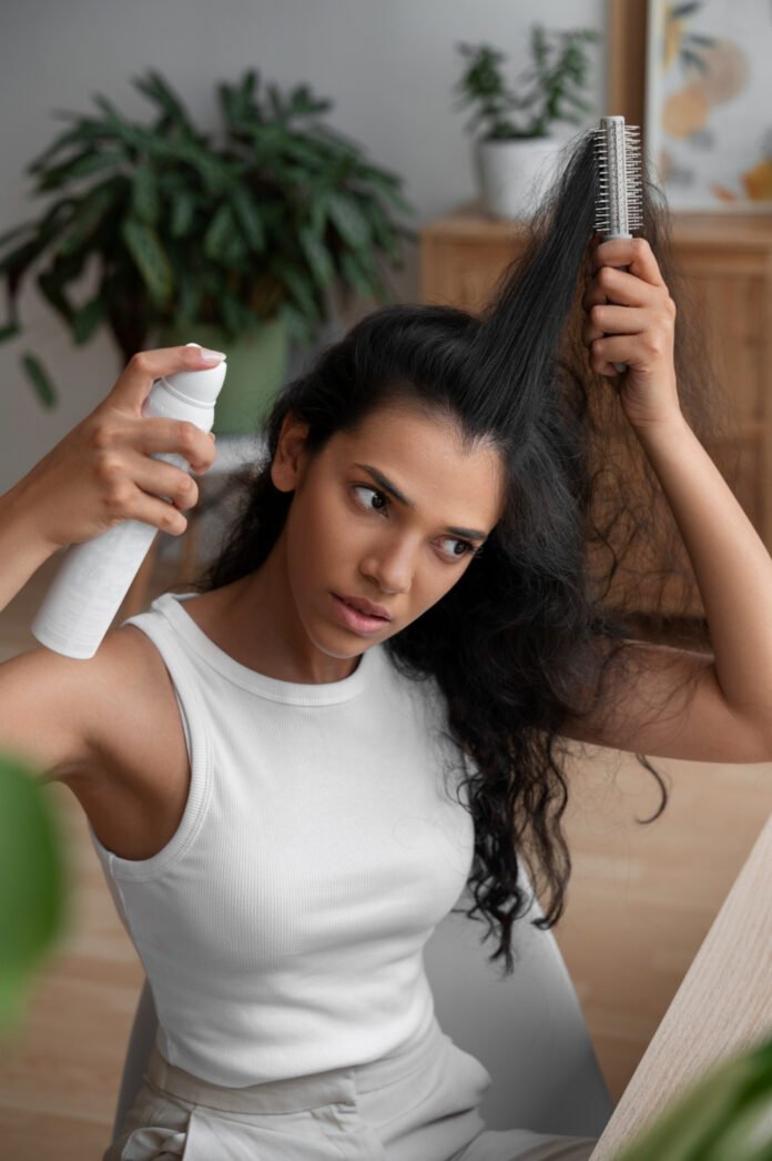 How to use dry shampoo